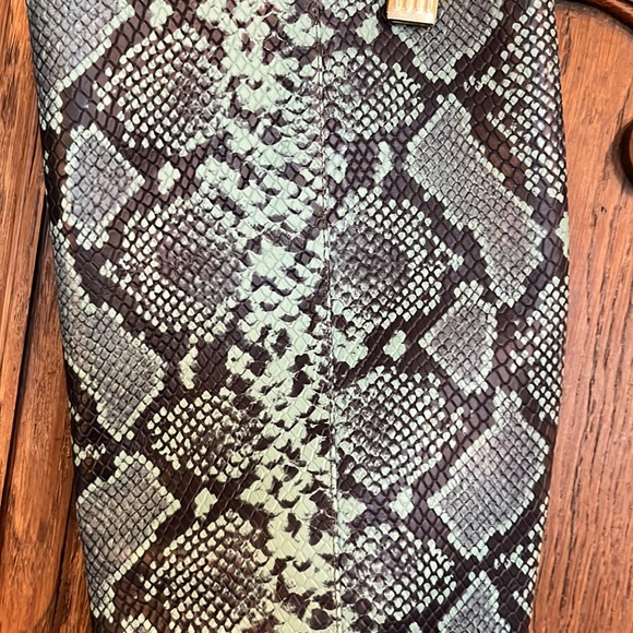 Gianni Bini Snakeskin Print Over the Knee Boots - Picture 7 of 16